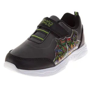 Teenage Mutant Ninja Turtles Boys Light-Up Sneakers Featuring the TMNT Crew (Little Kid)