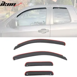 Window Visors Rain Shade for Toyota Tundra Double Cab 2007-2021 In-Channel