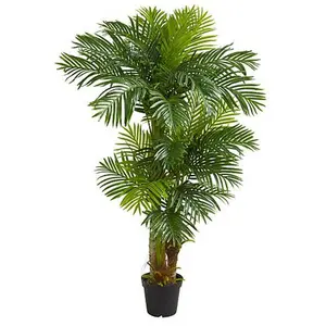 Nearly Natural 6 ft. Artificial Hawaii Palm Tree