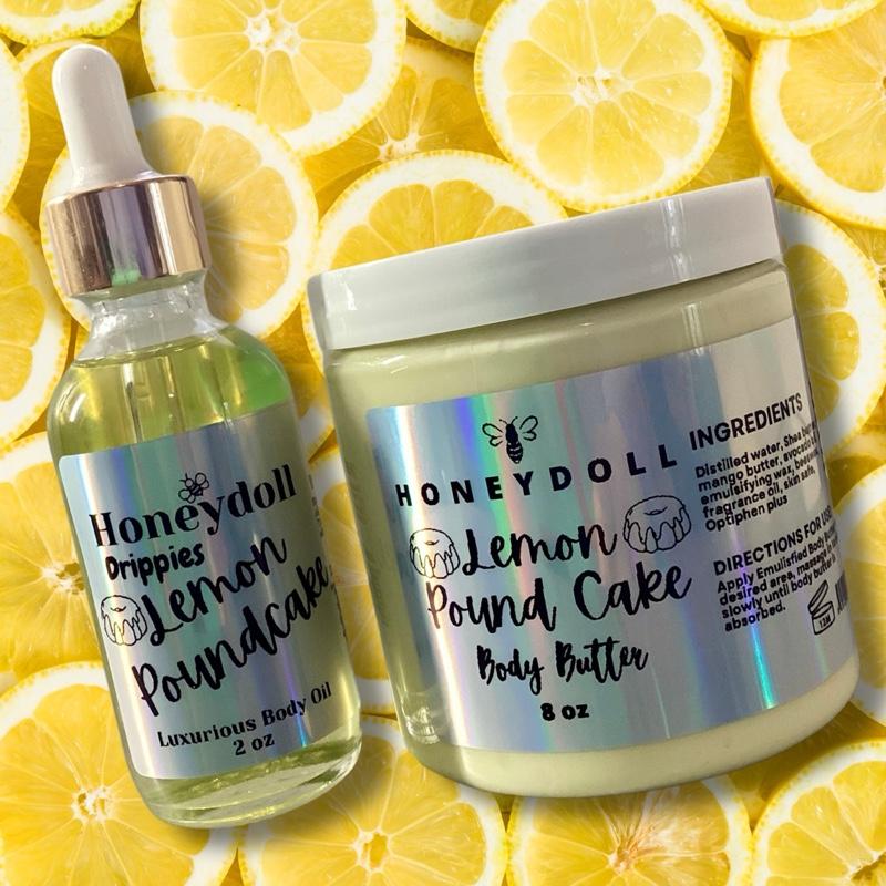 Body Butter Duo Bundles - pick your bundle - full size jar - Four different Bundles to choose from  Gift sets Lemon pound cake, Hawaiian butter, beach bum, wedding cake