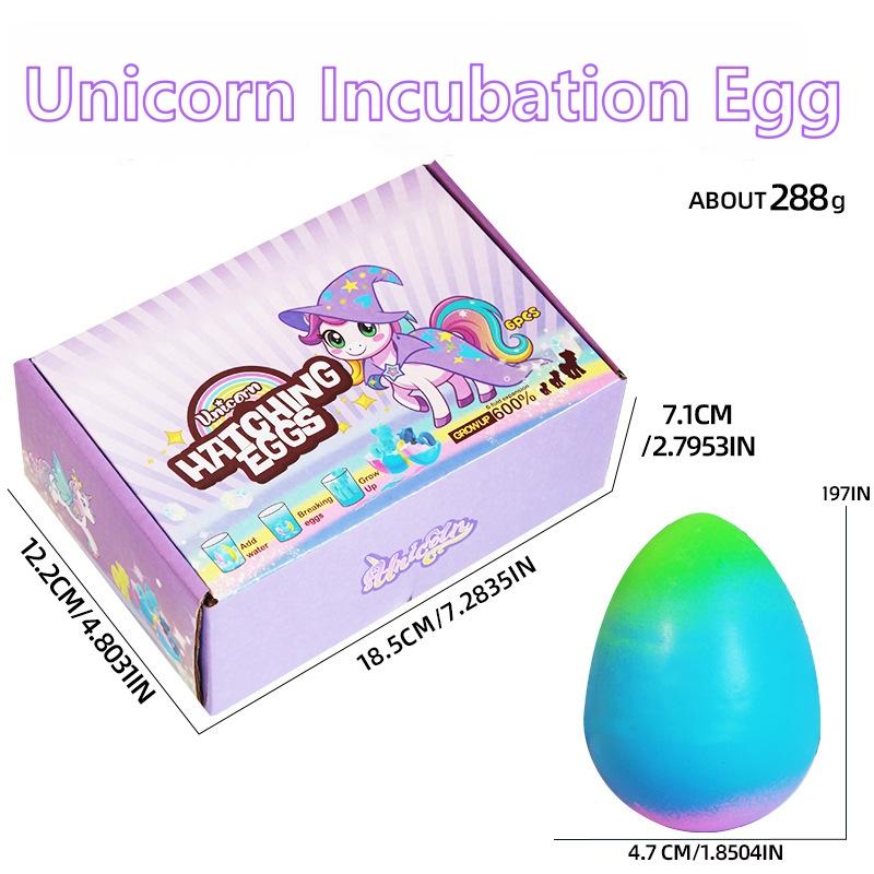 Rainbow Unicorn Hatchable Egg – Creative Educational Toy for Kids, Water Expanding Magic Experience