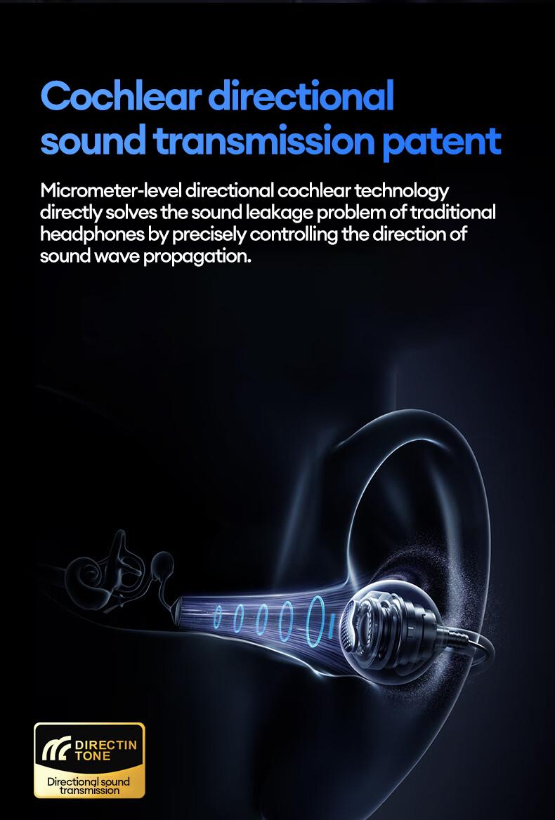 PAXA Ctbuds In-ear & clip-on 2-in-1 wireless Bluetooth Headphones, Bluetooth 6.0 ,Comfortable Wearing & IPX5 Waterproof Sports Earbuds for Work, Fitness ,Two earphones connected at the same time for uninterrupted listening ,Couple earphones