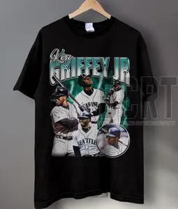 [Sale up to 50%] [Free Ship] KEN GRIFFEY Jr Baseball Vintage Unisex T-shirt, Baseball Shirt