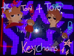 Tom + Tord Keychains! || Eddsworld Acrylic Keychains