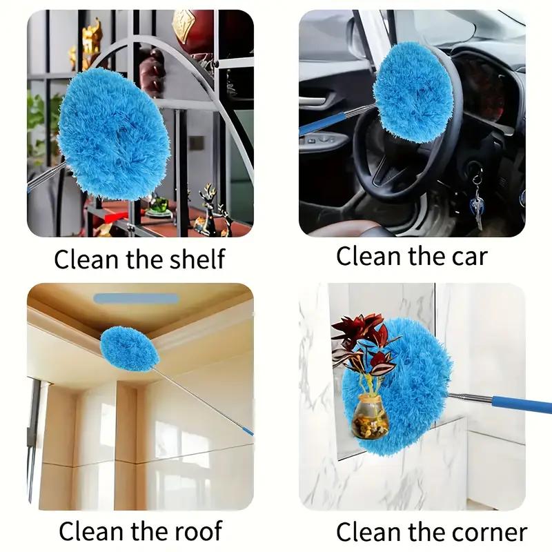 Extendable Microfiber Ceiling Fan Duster - Long Handle, Dust-Locking, Reusable & Machine Washable, Effortless Cleaning Brush for High Ceilings & Ceiling Fans, Ceiling Fan Cleaner，Christmas gifts