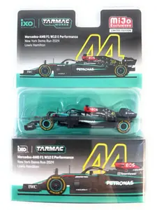 Tarmac Works  Mercedes-AMG W12 E Performance New York Demo Run 2024 Lewis Hamilton 1:64 Scale Diecast Model Car T64G-F037-NY-2G