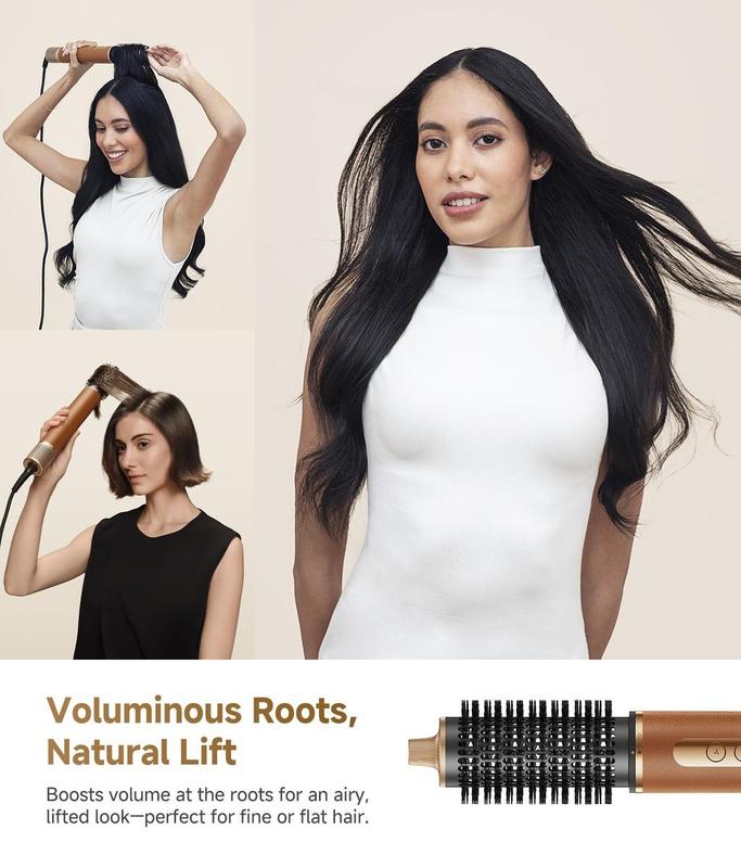 DREAME AirStyle Pro 7-in-1 Hair Styler with Fast Drying, Rated Voltage 110v-120v, 2 Curling Barrels, Volumizing Effect, Smoothing Brush, and Comfort for Enhanced Styling hair styling tools hair Straightener Curler Set Curly Iron lam ge multi curl