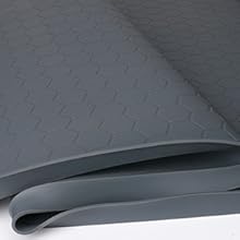 MECHEER Silicone Under Sink Mat Waterproof 34" x 22" for Kitchen Bathroom Cabinets Tray,Shelf Coasters Organization Liner Tableware, Home Improvement