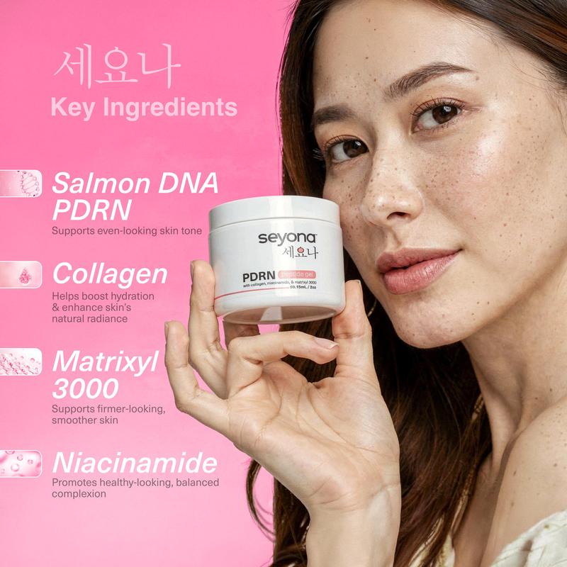 Seyona PDRN Jelly Peptide Serum | Matrixyl 3000, Collagen, Niacinamide | Pink Glow Skincare
