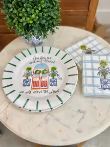 As For Me and My House Melamine Plates (set of 4)