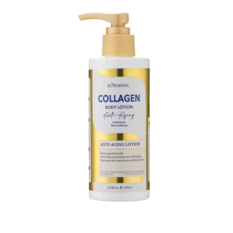 KORMESIC Collagen Body Lotion 200ml for Youthful Radiance Improved Skin Elasticity Anti-Aging Formula Intensive Nourishing，Achieve smooth and radiant skin