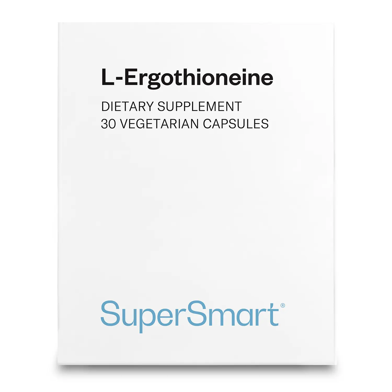 SuperSmart L-Ergothioneine Supplement 5mg per Day (Advanced Antioxidant) | Non-GMO - 30 Vegetarian Capsules