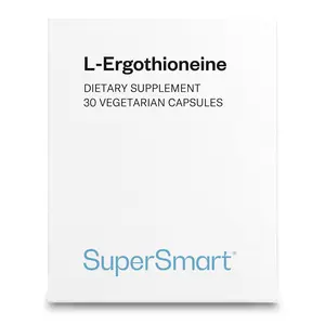 SuperSmart L-Ergothioneine Supplement 5mg per Day (Advanced Antioxidant) | Non-GMO - 30 Vegetarian Capsules