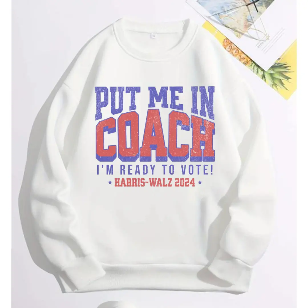 Coach Tim WaIz Harrls Put Me In Coach Unisex Classic Fit Sweatshirt - Coach WaIz, Harrls WaIz 2024 Shirt, Comma La