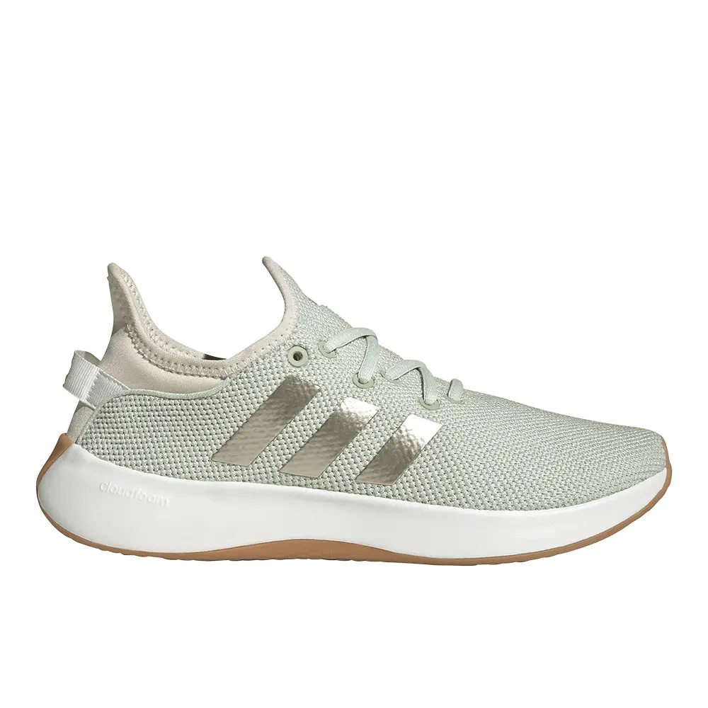 adidas Womens Cloudfoam Pure Sneakers Shoes Casual - Green