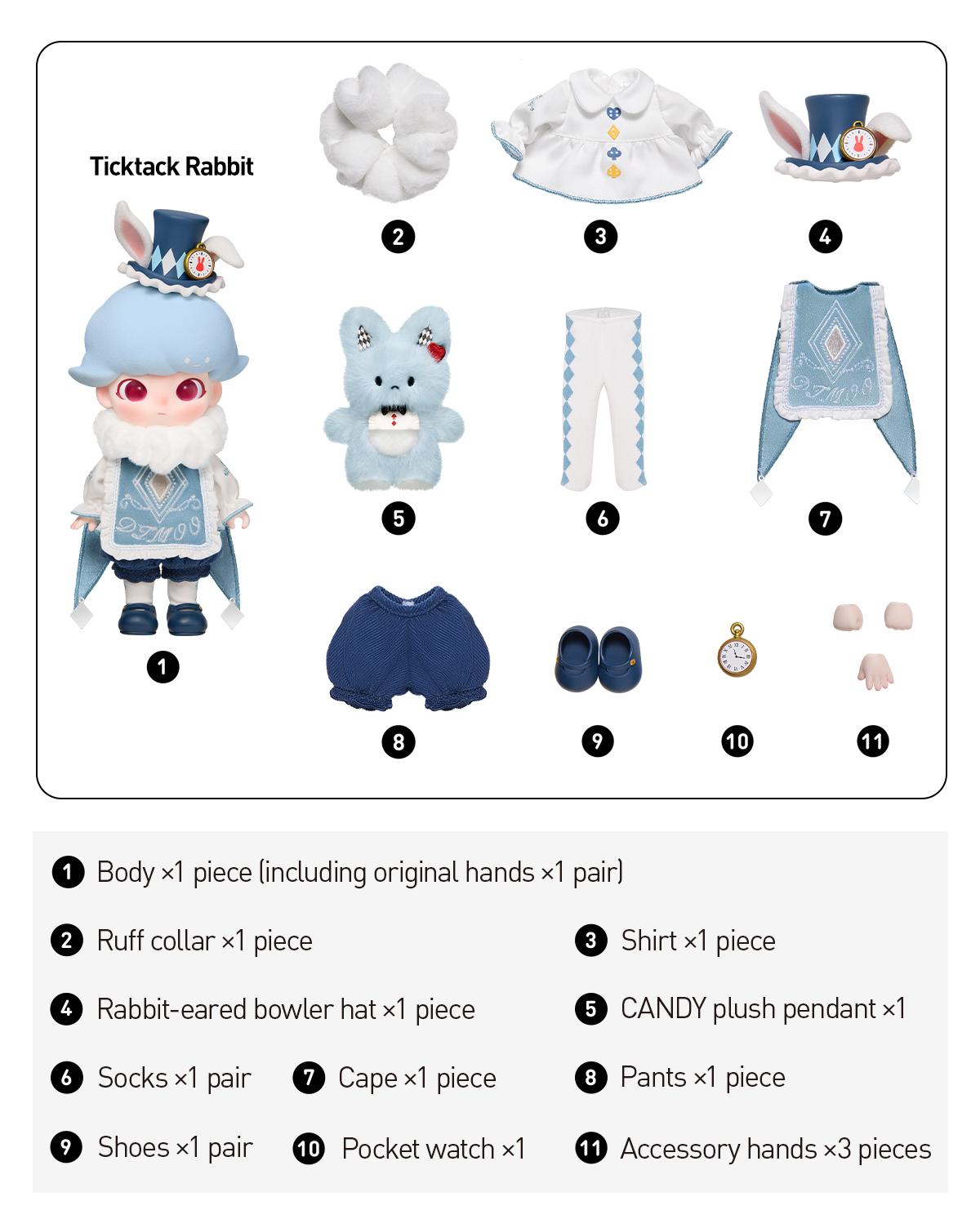 POP MART DIMOO Fairy Tale Wonderland 1/8 Action Figure, Blind Box
