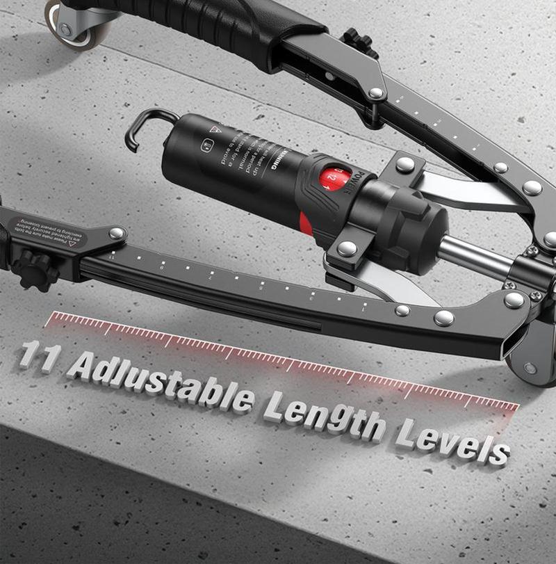 Adjustable Chest & Arm Twister with Trainer 15-Level Hydraulic Power Chest Press Machine 22-440lb for Upper Body Portable Resistance Home Fitness Equipment Outdoorfun