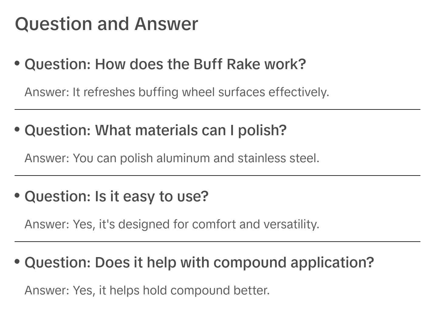 Buff Rake by SummerShine Supply with Wooden Handle and Metal Bands, Designed for Comfort and Versatile Use
