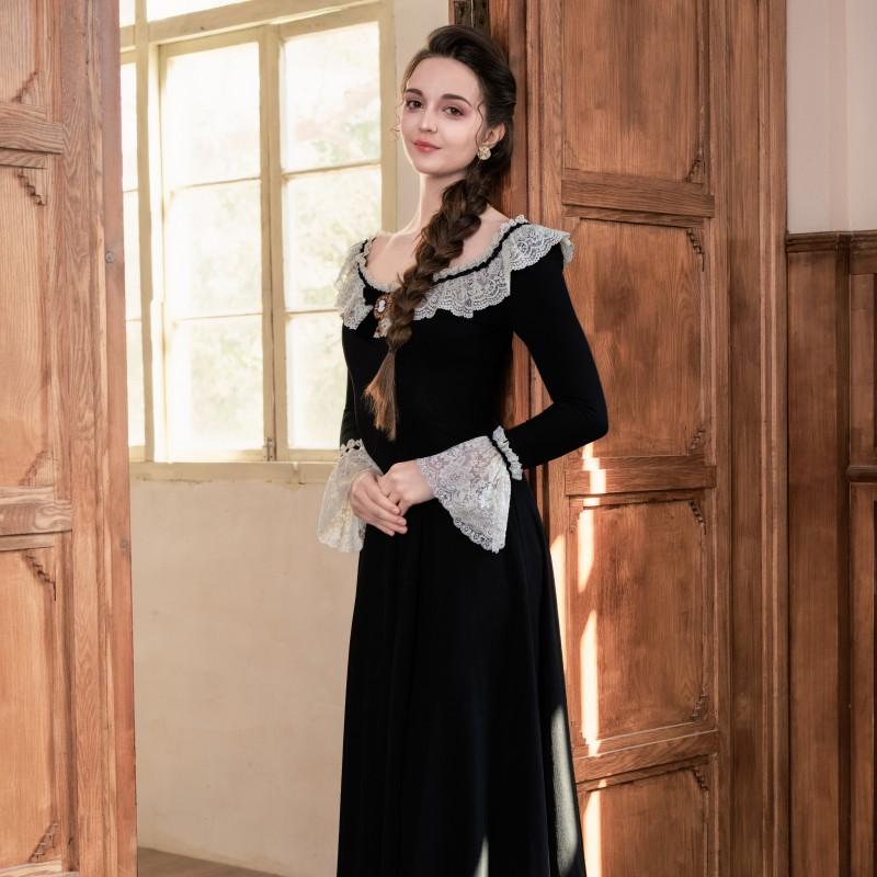 Delphi Muse Knit Dress--LuminaVenus Dresses Irregular Hem Alix Earle Dress  Casual Chic Elegance Elegant Everyday Fabric Fashion Feminine Flared Lace Soft Vintage Style Black Womenswear Black Womenswear