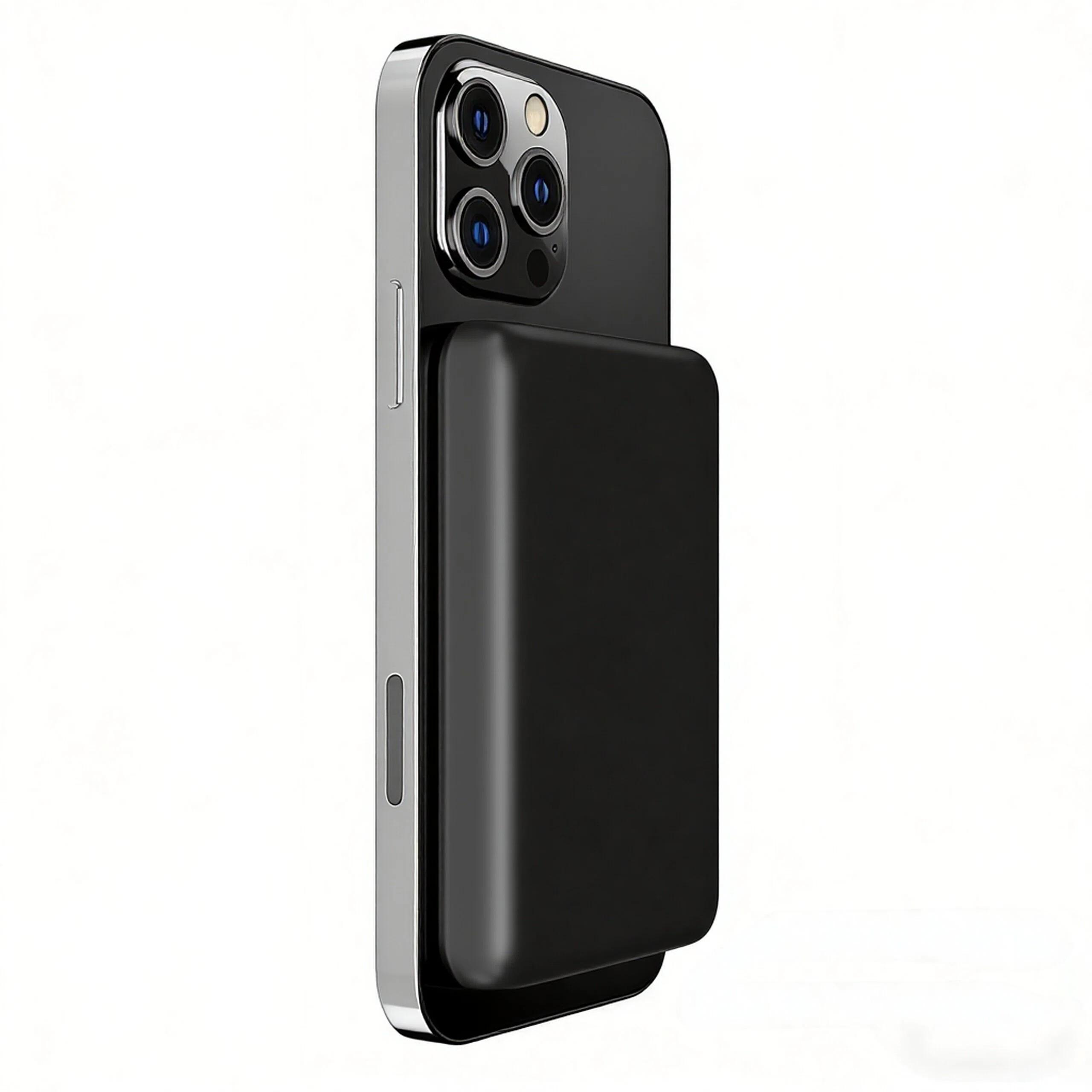 MagSafe Magnetic Power Bank, compatible with all iPhone models from 8 to 17, features magnetic fast charging, 5000/10000mAh dual capacity options, and is a wireless portable power bank available in three colors.