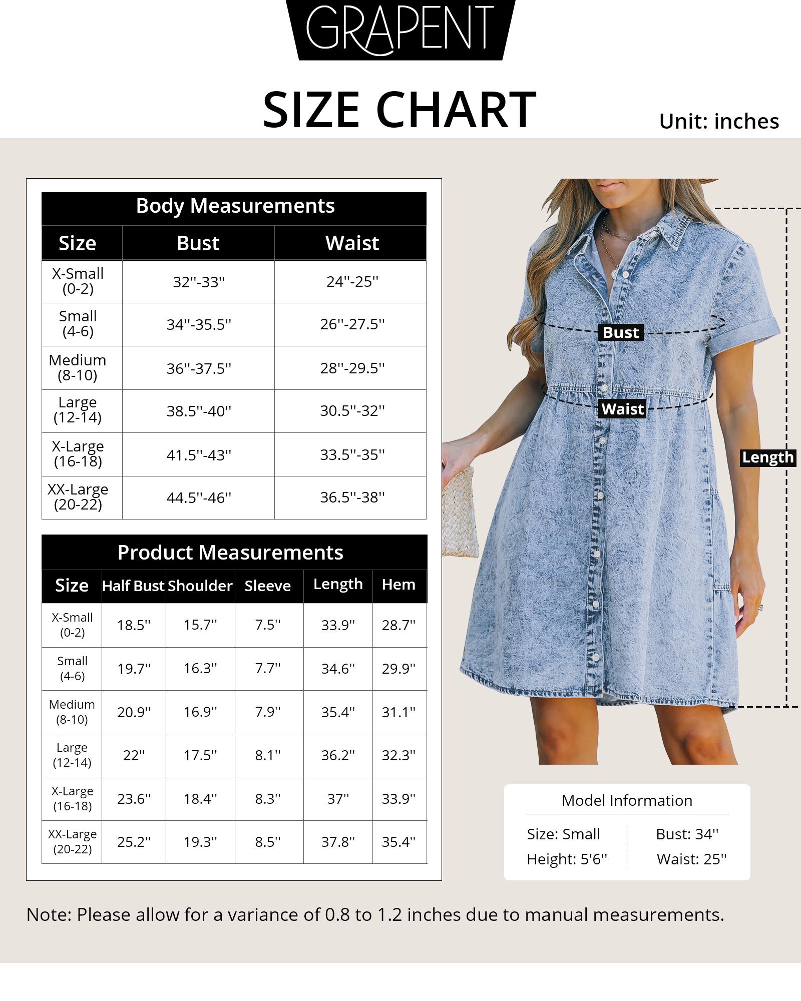 GRAPENT Denim Dress for Women Babydoll Tiered Short Sleeve Button Down Jean Shirt Dresses SpringStatements GRAPENT Denim Dress for Women Babydoll Tiered Short Sleeve Button Down Jean Shirt Dresses SpringStatements