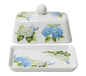 Temp-tations Seasonal Lidded Butter Dish with Finial