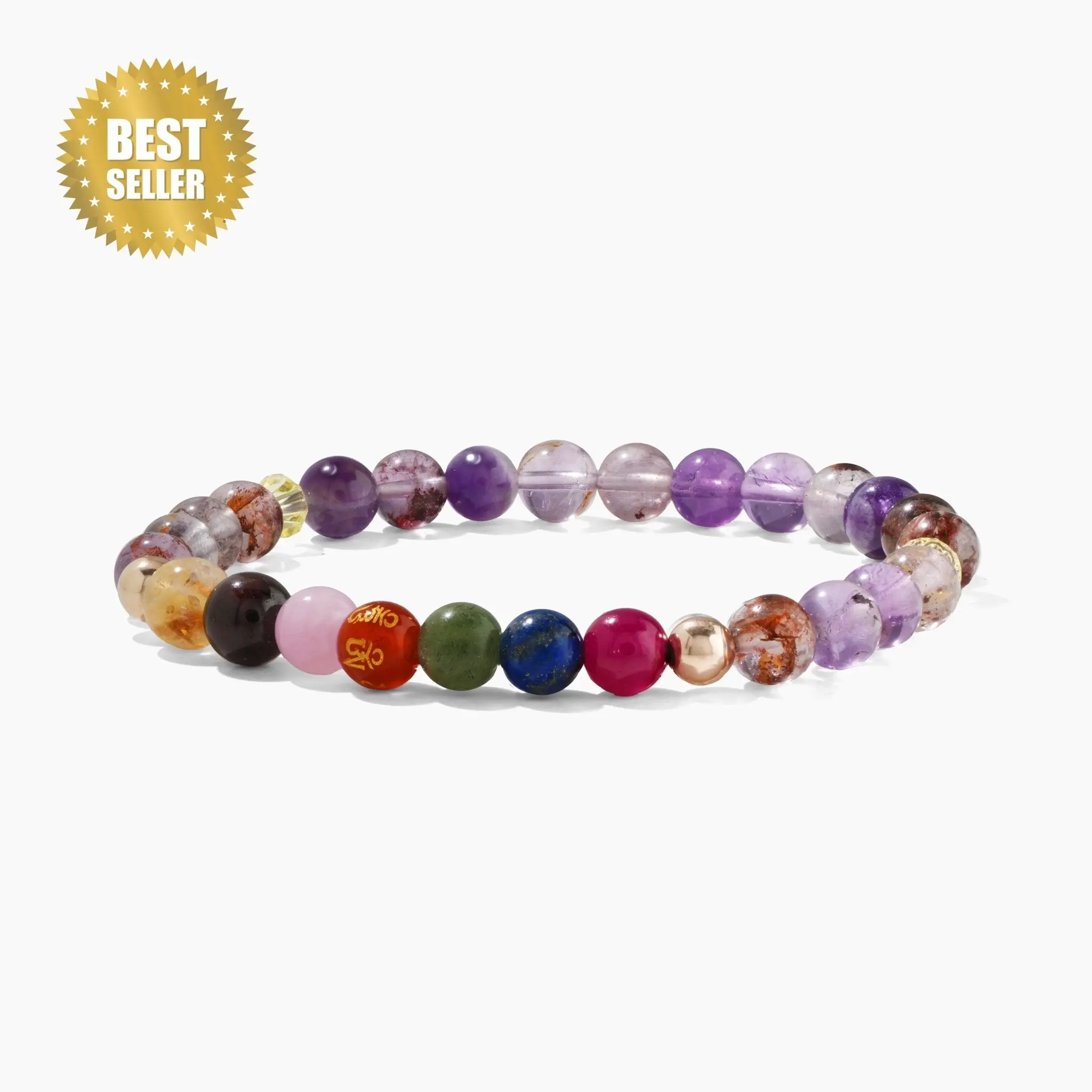 Energized Lucky 777 Mega Money and Love Manifestation REAL Gold Bracelet