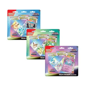 Prismatic Evolutions Tech Sticker Collection - Pokémon TCG (Random Design Single 3 Pack Bister)