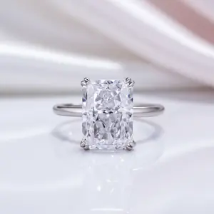 Radiant Cut Diamond Option Engagement Ring