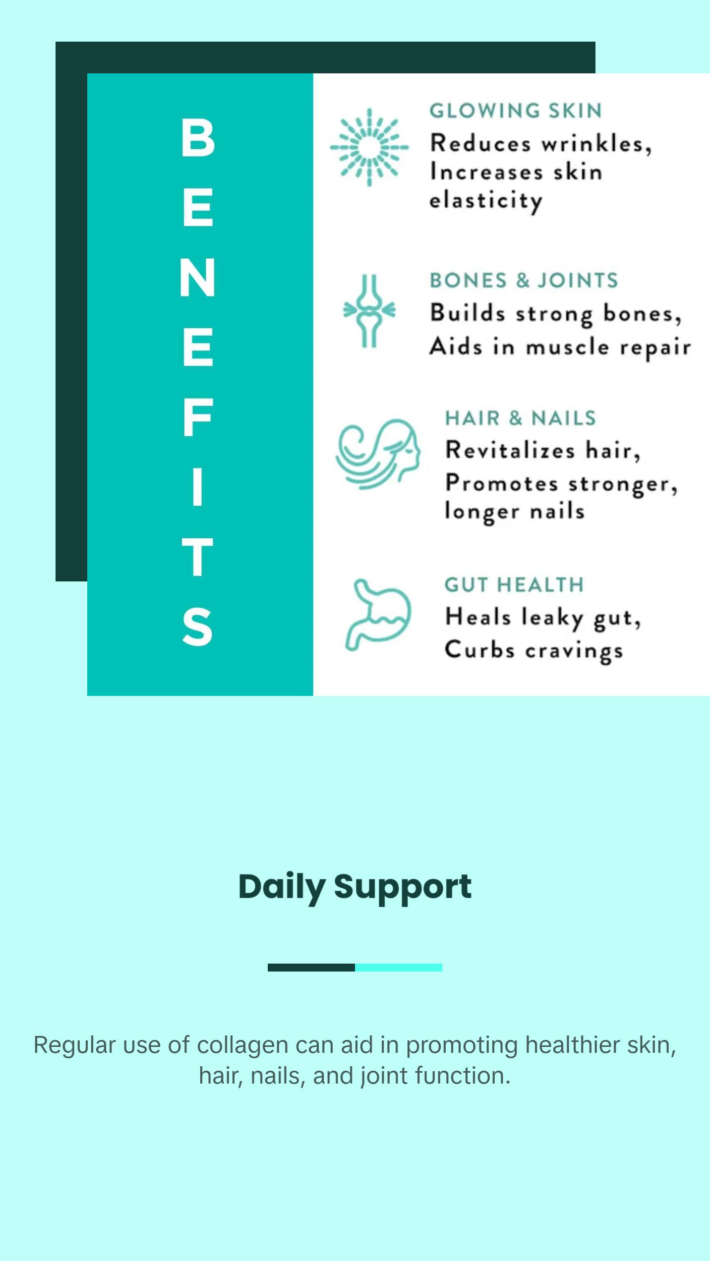 Further Food Grass-Fed Collagen Peptides 20g On-the-Go Packets Unflavored Supports Skin Joints Hair Nails Bones & Gut