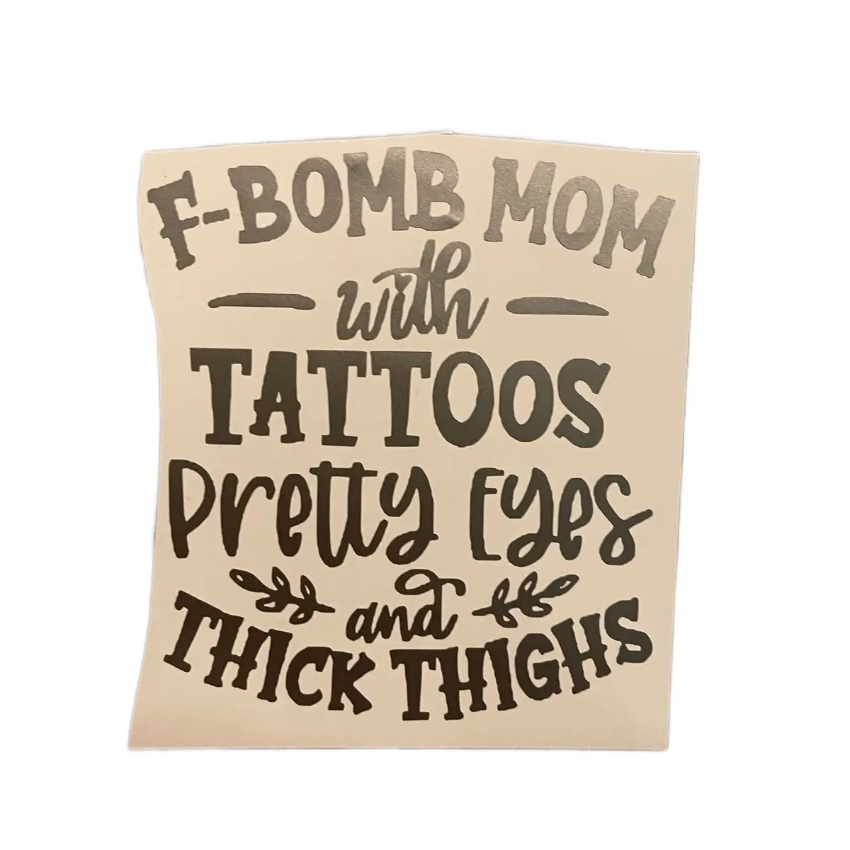 Customizable Permanent Vinyl Decals for Vehicles, Walls, and More - Removable and Iron-On Options Available
