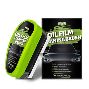 Oil-Free Car Glass Brushes, 2.0 Upgrade Clearvision Car Windshield Cleaner,Oil Film Cleaning Brush for Cars Window, Clearvision Cars Windshield Cleaner Tool, Prevents Rain and Fog (1SET)