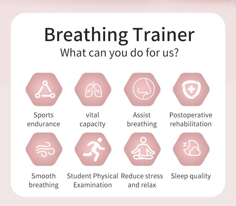 IPO Breathing Dumbbell Trainer for Cardio Pulmonary Function Enhancement Exercise Lung Capacity Enhancer Pulmonary capacity training equipment