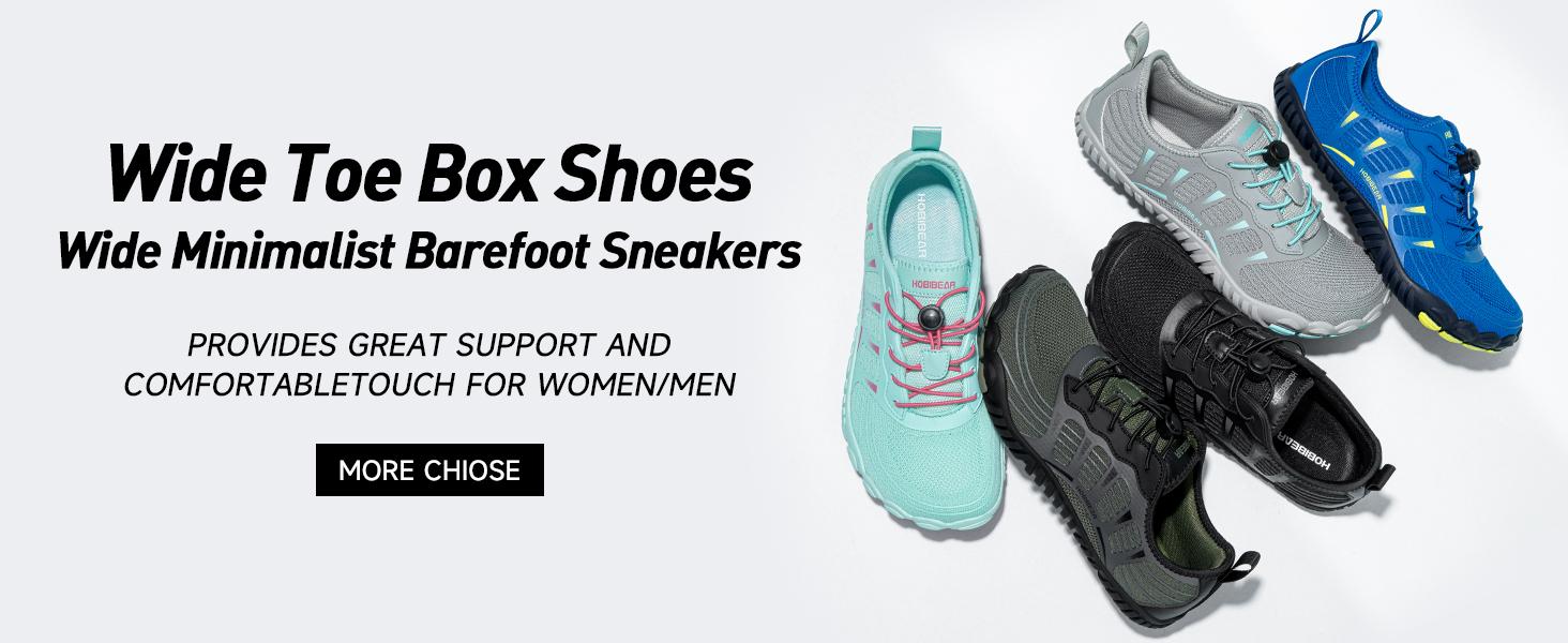 HOBIBEAR Women Mens Barefoot & Minimalist Shoe | Zero Drop Sole | Trail Runner