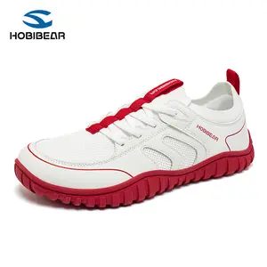 HOBIBEAR Unisex Wide Width Barefoot Shoes, 0-Drop Trail Running Sneakers, Fashion Athletic Sports & Outdoor Walking Footwear
