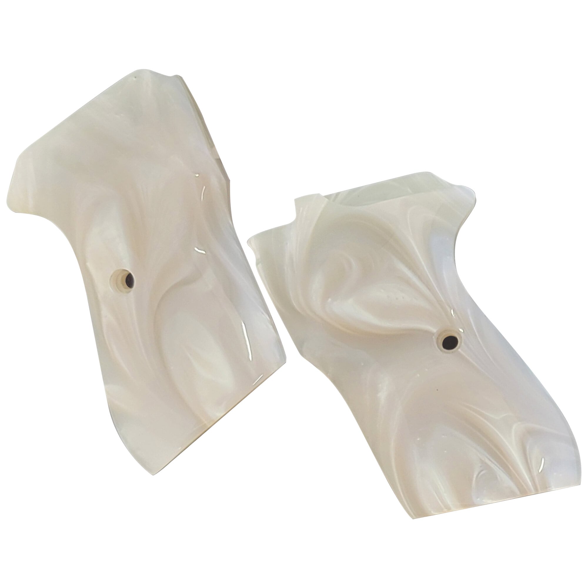 Bersa Thunder Firestorm 22 380 Pistol Grips in White Pearl Acrylic