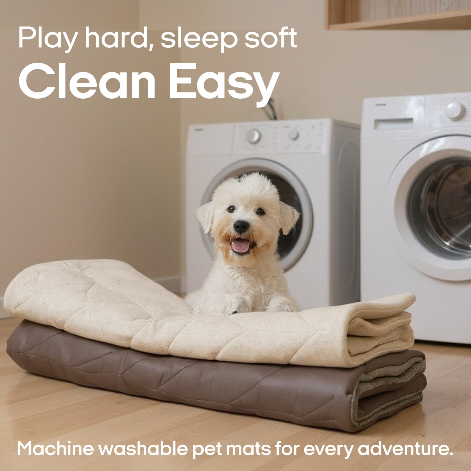 Vagascape Bamboo Cooling Pet Mat for Dogs & Cats – Cozy Cooling for All Seasons, Eco-Friendly, Odor-Resistant & Breathable Bed Mat, Portable, Machine Washable, Durable, Ideal for Crates, Cars & Camping Vagascape Bamboo Cooling Pet Mat for Dogs & Cats – Cozy Cooling for All Seasons, Eco-Friendly, Odor-Resistant & Breathable Bed Mat, Portable, Machine Washable, Durable, Ideal for Crates, Cars & Camping