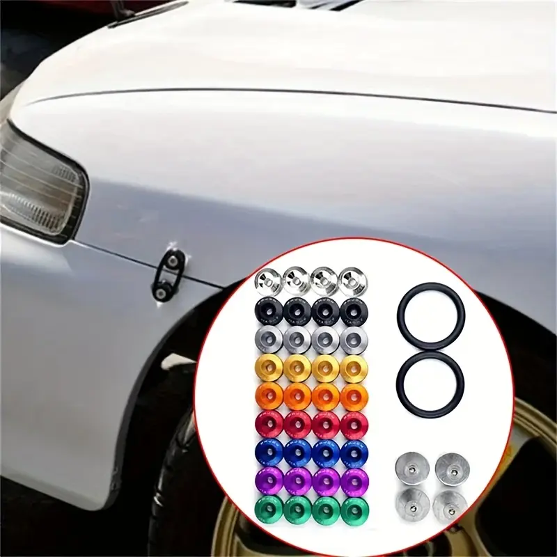 Universal Bumper Clips, Front Rear Bumper Quick Release Kit, Bumper Holders for Cars