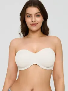 Popilush Seamless Push-Up Shapewear Bra Celebrity Inspired Strapless Bra with Removable Straps