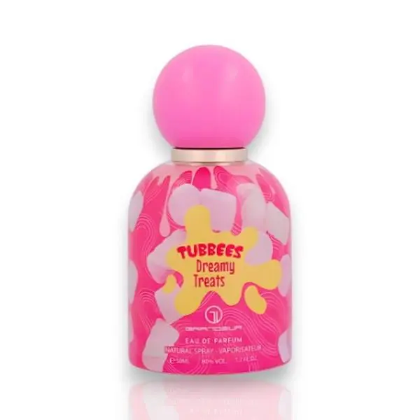 Grandeur | Tubbees | Dreamy Treats | Unisex Fragrance | 100 ML - 3.4 OZ | Eau De Parfum | Lily of the valley - Peach & Coconut
