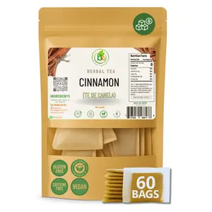 VIRAL Canela Té (Cinnamon Tea) – 60 Tea Bags – 100% Natural, Vegan, Herbal – Gluten-Free, Non-GMO – by Bexpertsusa