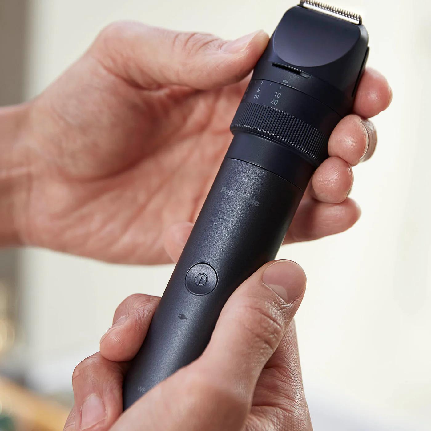 MultiShape Beard & Hair Trimmer Starter Kit with 2 Combs (1-20mm) and Adjustable Trim Length Dial, Waterproof Design