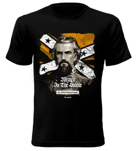 General Nathan Forrest Shirt CSA Southern Flag Tshirt Retro American History Pride Tee Confederate Heritage Tee Dixie Legacy Unisex Shirt For Summer Patriotic Oversized Graphic Streetwear Politics The South Rebel Classic Menswear Gift For Him Men Women