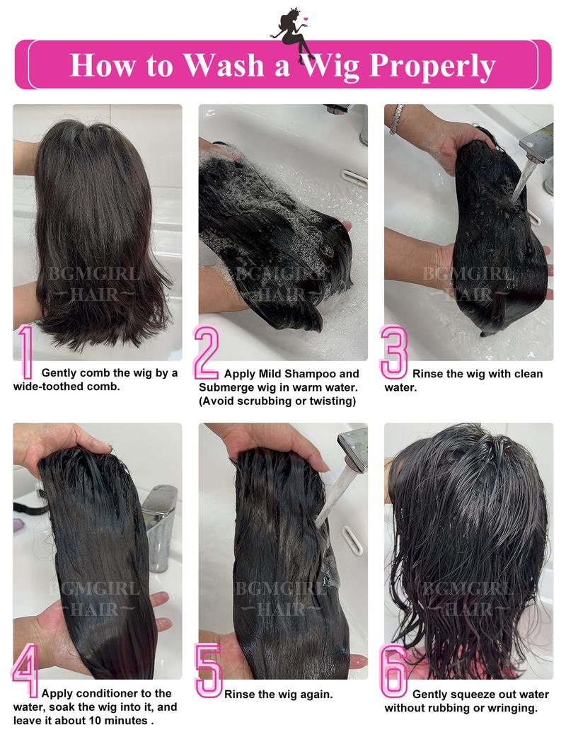 [Clearance Sale] BGMgirl Ocean Wave Pre Bleached  6*4 Wear Go Glueless 180% Density Pre Plucked Pre Cut HD Lace Closure Human Hair Wig e Cut HD Lace Closure Human Hair Wig TikTokShopBlackFriday