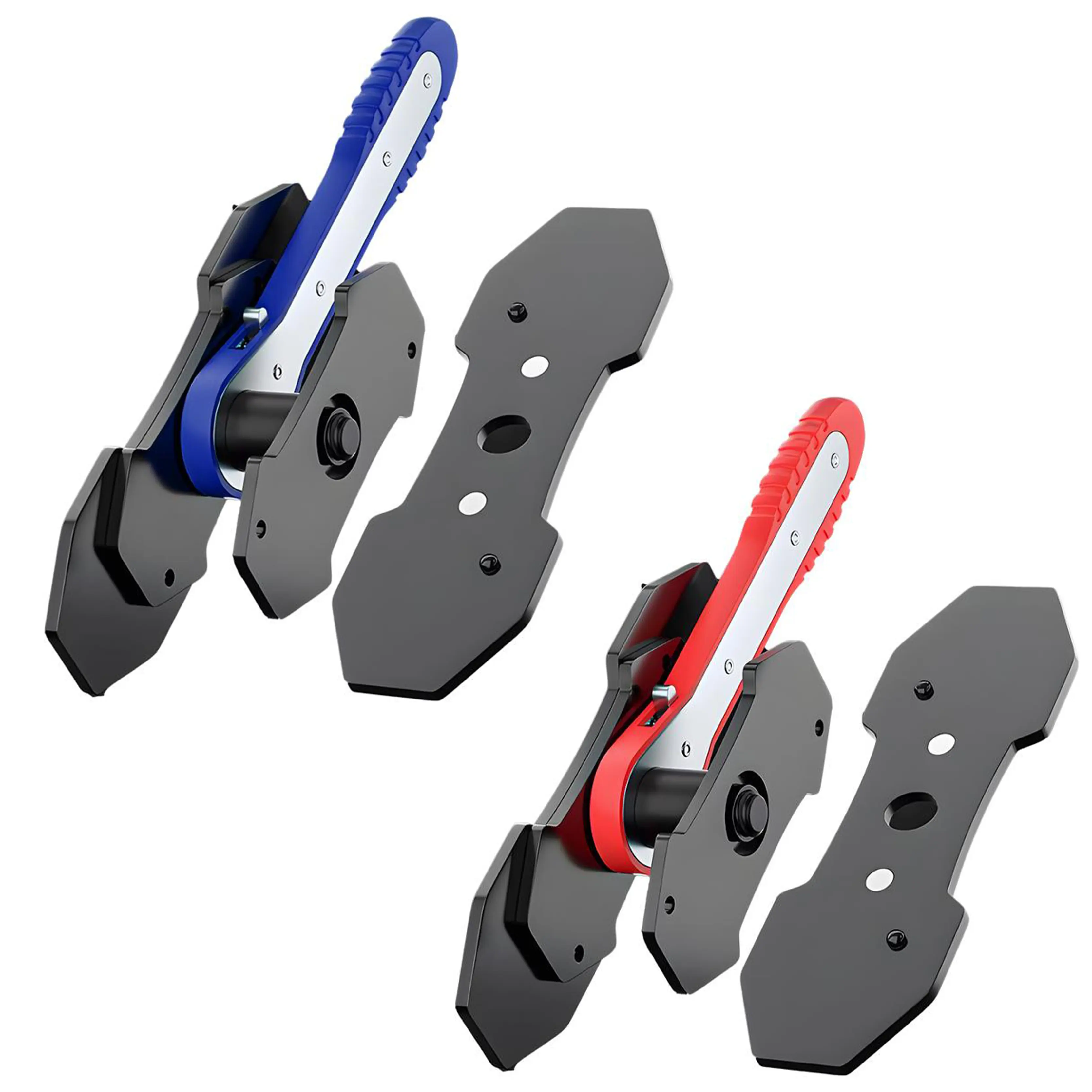 Brake Caliper Piston Press Tool for Single, Dual & Quad Piston Disc Brakes - 360° Rotating Ratchet Wrench, Effort-Saving Spreader for DIY Car Enthusiasts & Family Garage Owners, 1-Hand Operation, Fast Pad Replacement, Compact Automotive Maintenance Tool