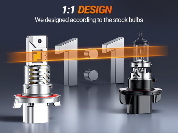 2015 Ford F-250 Super Duty 9008/H13 80W 6500K White IP68 LED Headlight Bulbs 2PCS SEALIGHT X1S