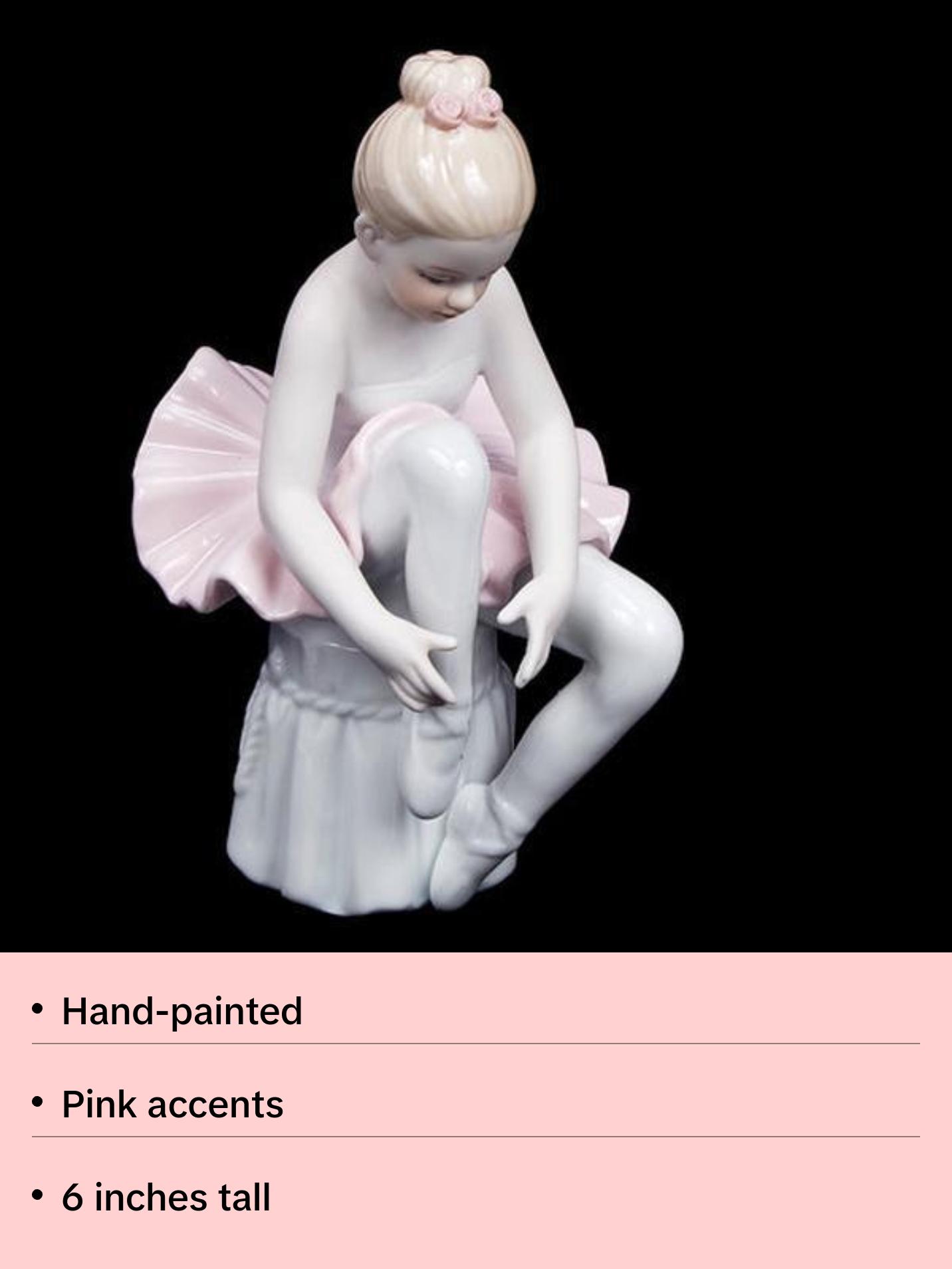Ceramic Ballerina Figurine