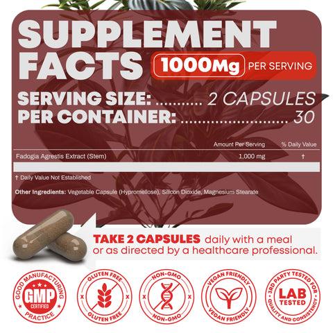 Peak Revival-X Fadogia Agrestis 1000mg – Natural Testosterone Support for Men | Muscle Growth, Strength & Energy | Vegan Capsules Peak Revival-X Fadogia Agrestis 1000mg – Natural Testosterone Support for Men | Muscle Growth, Strength & Energy | Vegan Capsules