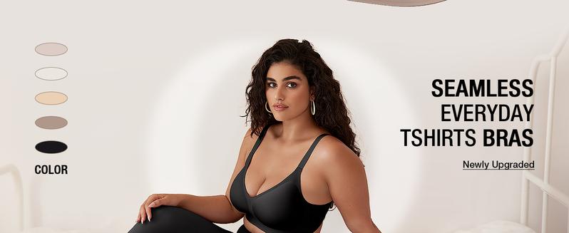 OEAK Women Seamless Jelly Bras No Underwire Push Up Bras Soft Wireless Comfort Adjustable Bras Full Coverage Everyday Bra