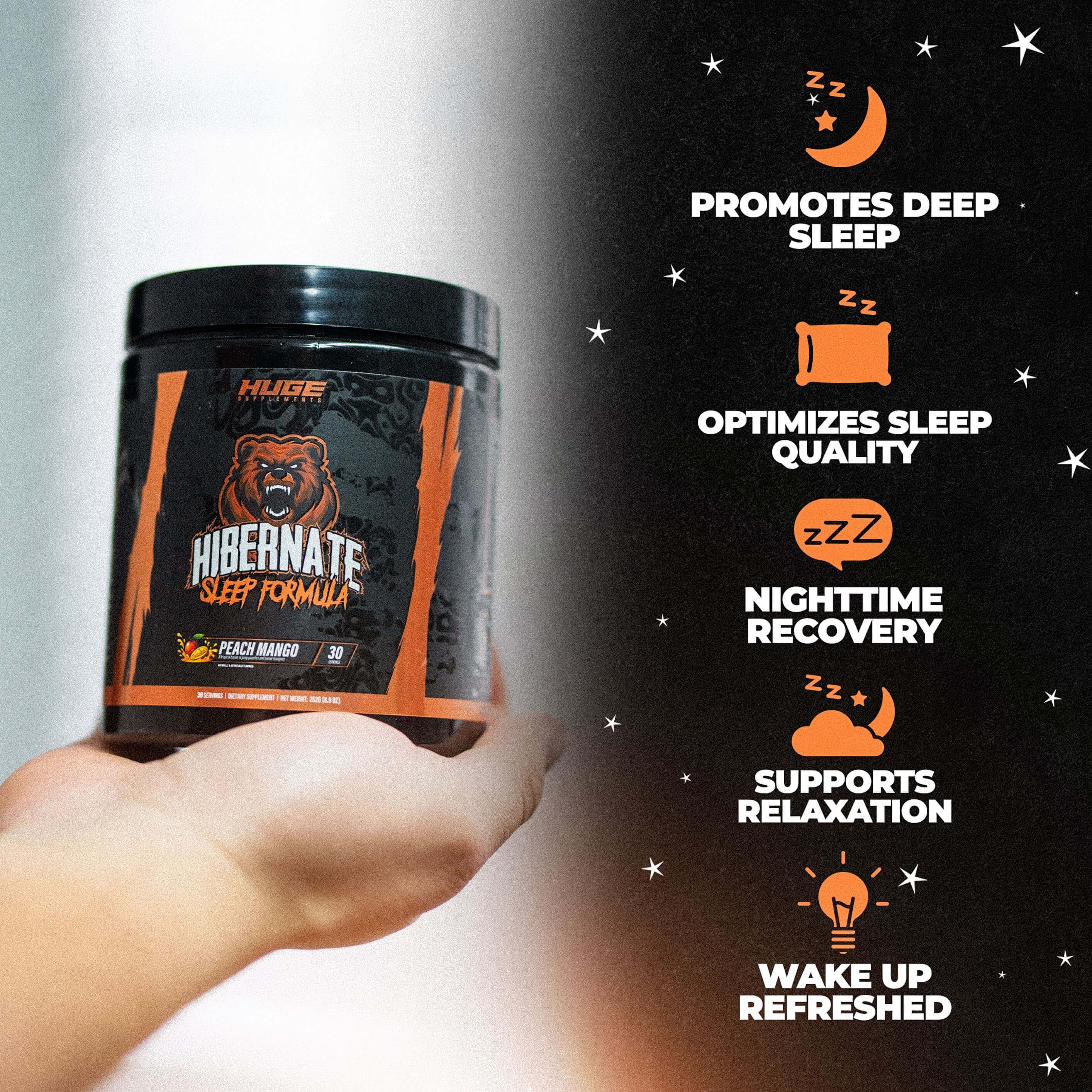Huge Supplements Hibernate - Sleep Supplement (30 Servings)